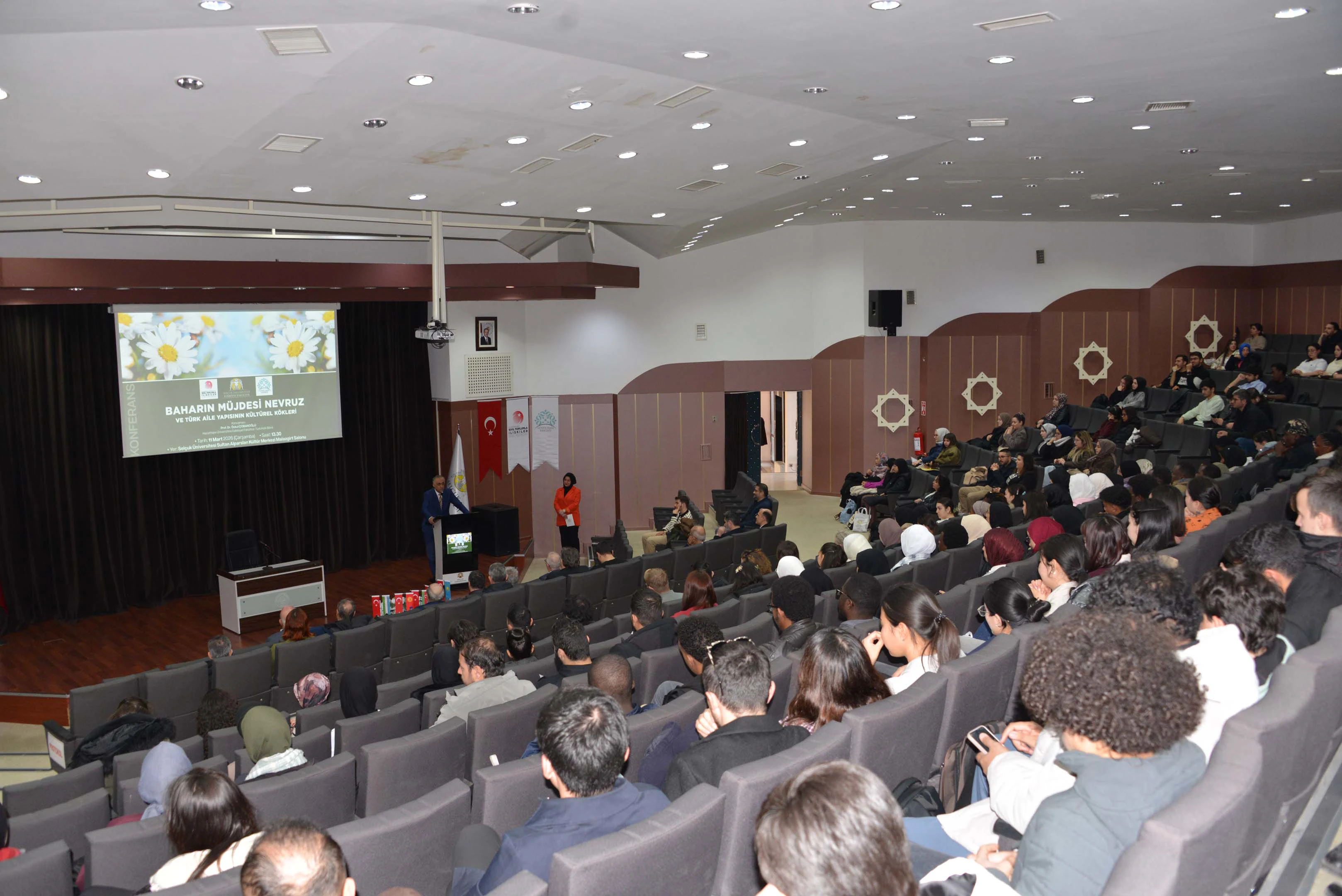 Selçuk Üniversitesi’nde Baharın Müjdesi Nevruz ve Türk Aile Yapısının Kültürel Kökleri’ Konferansı Düzenlendi